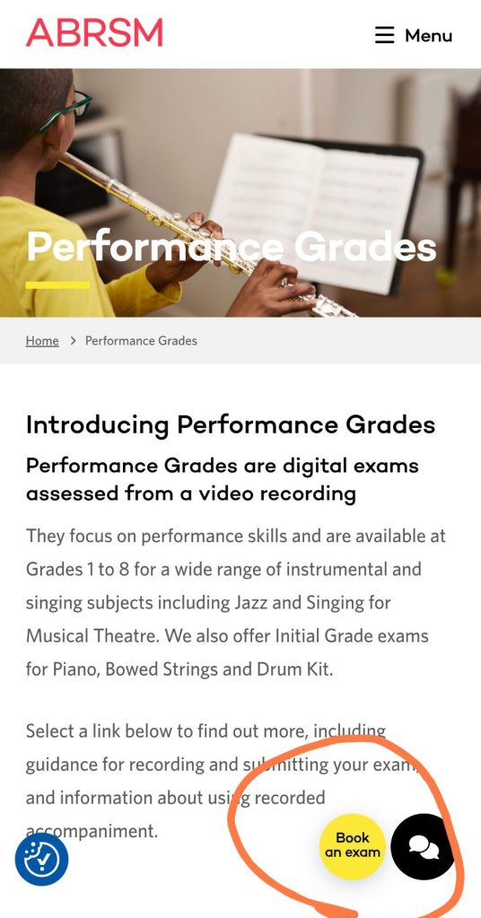 建議使用電腦報名小提琴考試